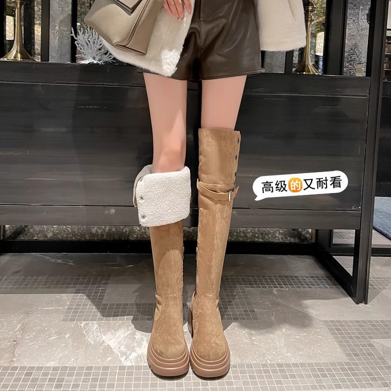 Knee High Sock Women - 무릎 위까지 오는 부츠 2025 레트로