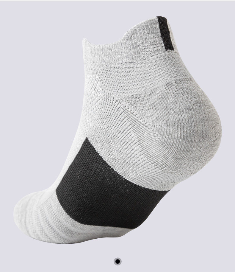 Athletic Sock Cushion - 3쌍의 통기성 메쉬 운동용 테리 양말