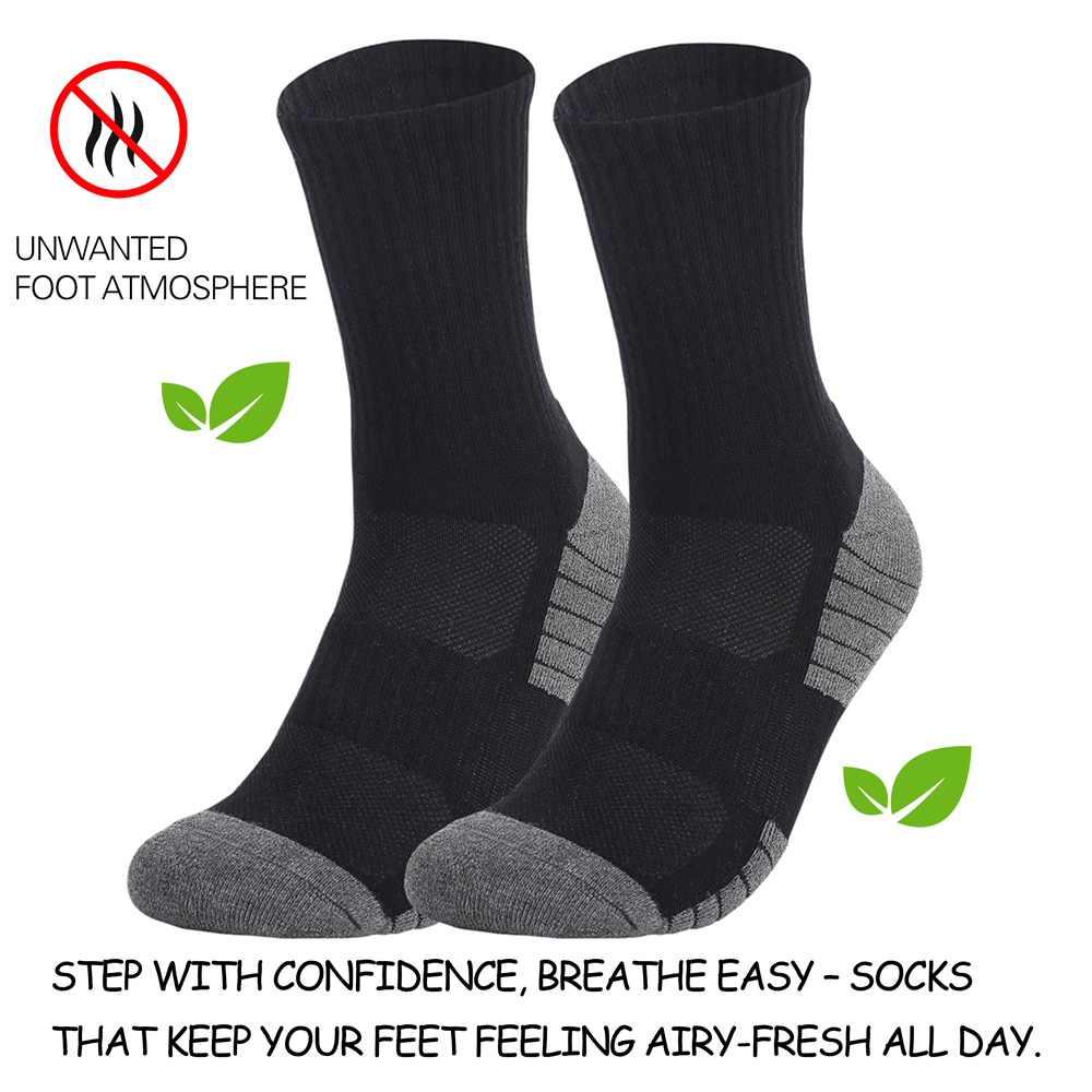 1/3/6 쌍 두꺼운 남성 여성 하이킹 양말 미끄럼 방 - Athletic Sock Cushion 리뷰 및 가격