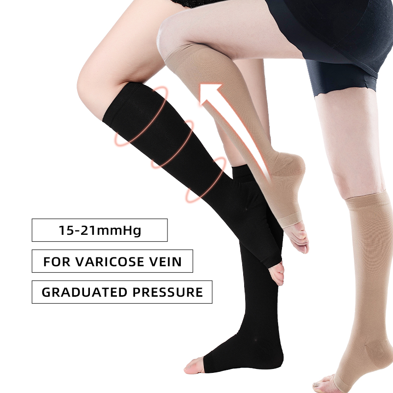S-5XL 의료 압박 종아리 소매 오픈 토 축구 달리기 - Compression Sock Medical 리뷰 및 가격